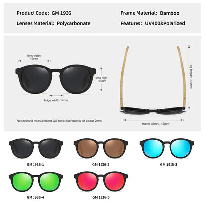 Handmade Sunglasses Men Polarized  Bamboo Wood Women Sunglasses High Quality With Sunglasses carton box S1936