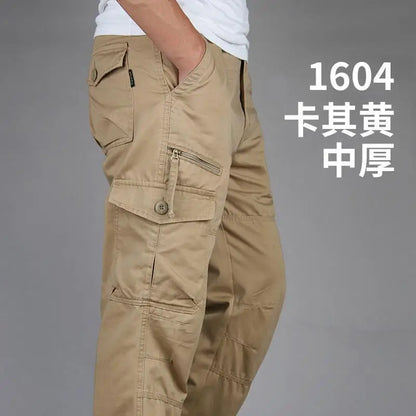 Big Size Men's Tactical Trousers Loose Casual Pants Running Overalls Men's Sweatpants Sports Hiking Outdoor Clothes Work Pants