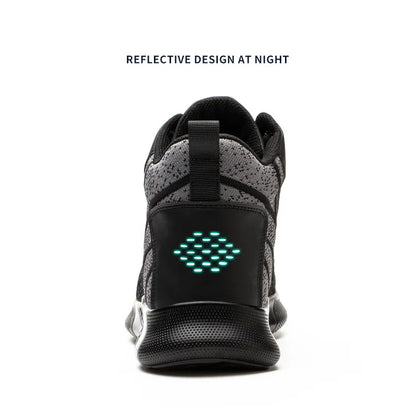 Work Boots Steel Toe Safety Shoes Men Women Work Shoes Sneakers Lightweight  Anti-Puncture Safety Shoes Men Indestructible Boots