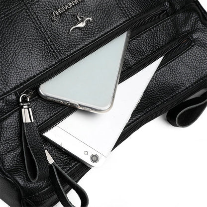 Classic Shoulder Bags High Quality Multi Pockets Soft Leather Crossbody Bags for Women 2024 Designer Luxury Handbags Purses