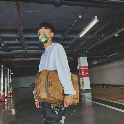 Men Backpack PU Leather Bagpack Large Laptop Backpacks Male Mochilas Casual Schoolbag For Teenagers Boys High Quality Rucksack
