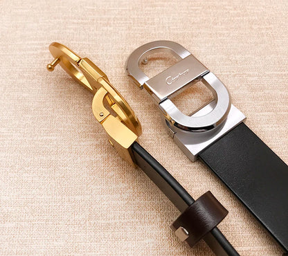 2026 Ciartuar official store new design belt high quality for men genuine leather first layer luxry buckle