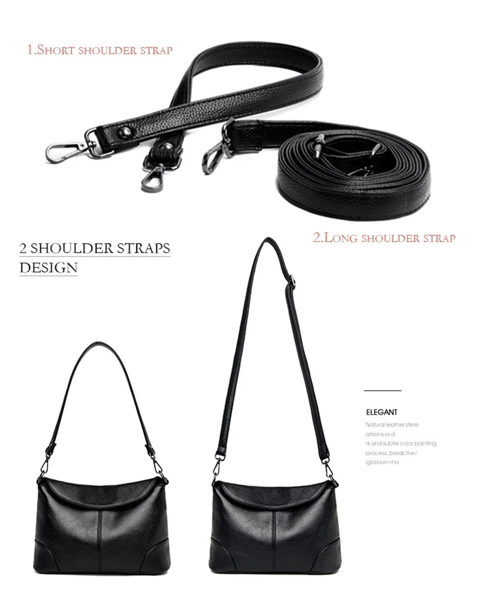 Soft Leather Crossbody Bags for Women 2024 Luxury Handbags Women Bags Designer Female Casual Hand Shoulder Bag bolsos de mujer