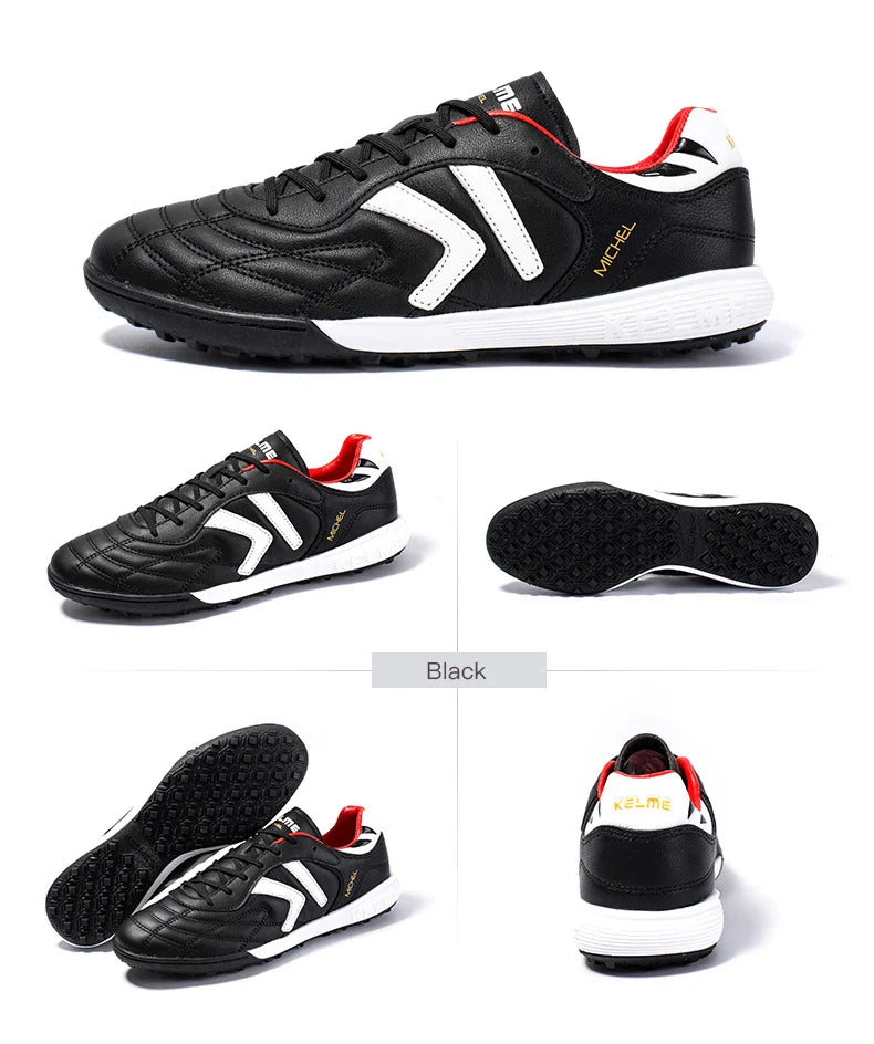 Soccer Shoes TF Football Boots Calf-Skin Cleats  Professional Futsal Original Football Training  Sneakers  ZX80011017