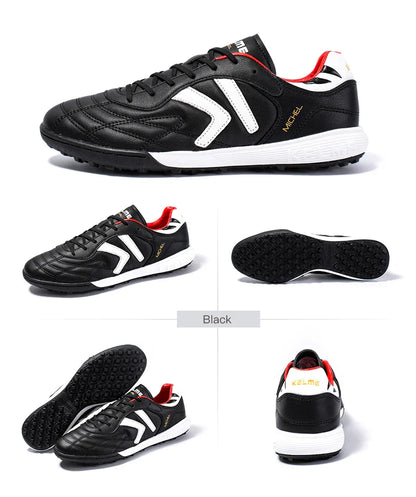 Soccer Shoes TF Football Boots Calf-Skin Cleats  Professional Futsal Original Football Training  Sneakers  ZX80011017