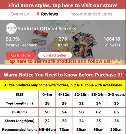 Infants Boys Clothing Sets Cotton Short Sleeve Baby Tops + Shorts 2Pcs Newborn Cartoon Clothes