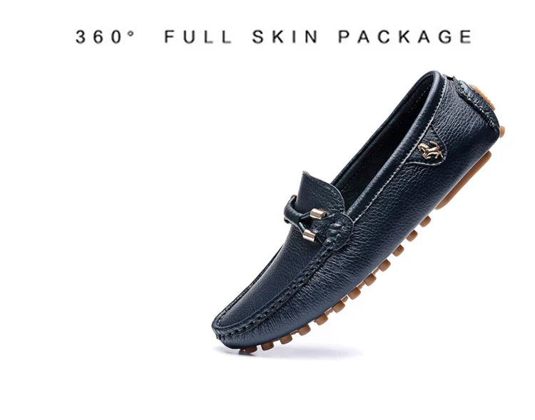 White Loafers for Men Size 48 Slip on Shoes Driving Flats Casual Moccasins for Men Comfy Male Loafers