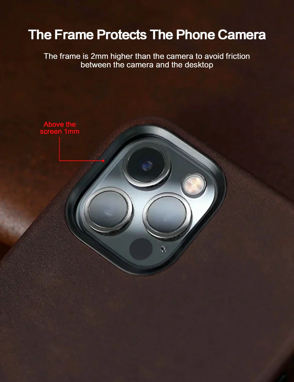 Genuine Leather Case for iPhone 15 Pro Max Business Case for iPhone 14 Pro Max 13 Pro Magnetic Charging Phone Back Cover Men