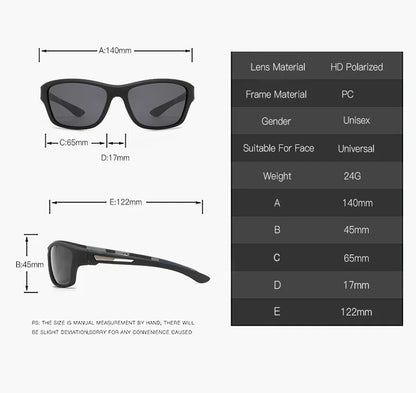 Men's Polarized Fishing Sunglasses With Glasses Chain For Men Women Driving Hiking Sun Glasses Fishing Eyewear