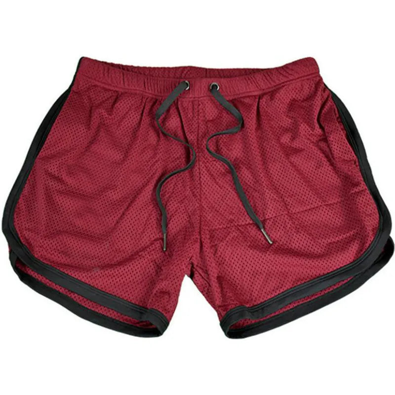 Men's Sports Gym Athletic Shorts Middle Trousers Elastic Band Sports Man