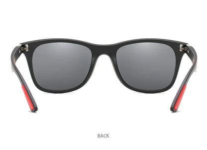 Polarized Sunglasses Men Women Classic Square Plastic Driving Sun Glasses Male Fashion Black Travelling Shades UV400