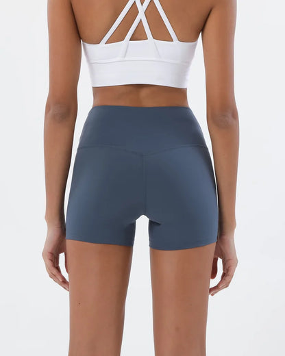 SOISOU Gym Womens Clothing Shorts Sets Yoga Women's Tracksuit Sexy Bra High Waist Short Sportwear Elastic Set Woman 2 Pieces