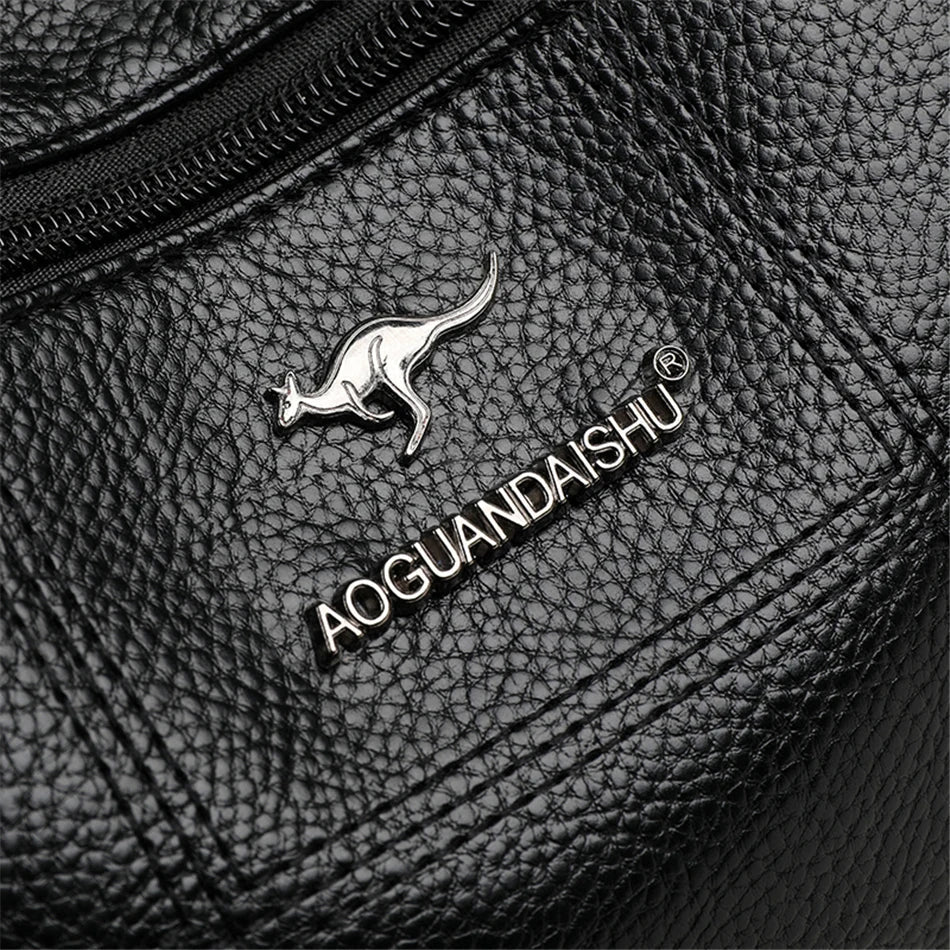 Classic Shoulder Bags High Quality Multi Pockets Soft Leather Crossbody Bags for Women 2024 Designer Luxury Handbags Purses