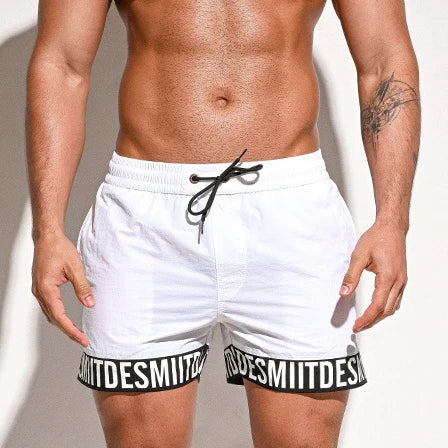 Beach Board Shorts Men's Swimming Shorts Men Swimwear Swim Trunk Fast Dry Surfing Boardshorts Sport Short Bath Suit