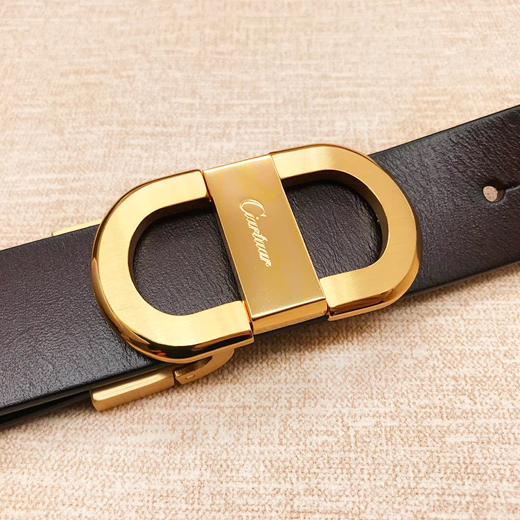 2026 Ciartuar official store new design belt high quality for men genuine leather first layer luxry buckle