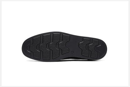 Sapatos Sociais Masculinos de Couro Genuíno Sapatos Casuais Confortáveis Masculinos Sapatos de Trabalho de Escritório Elegantes com Cadarço Masculinos