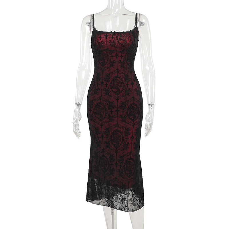 Long Fishtail Dress for Women Robe New Spaghetti Strap Sleeveless Backless Ruched  Vintage  Maxi Dress Vestidos