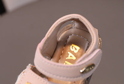 Platform Sandals Retro Children's Shoes Fashion Flroal Sandals for Baby Girl Beach Shoes Beautiful School Kids Shoe Girls H06019