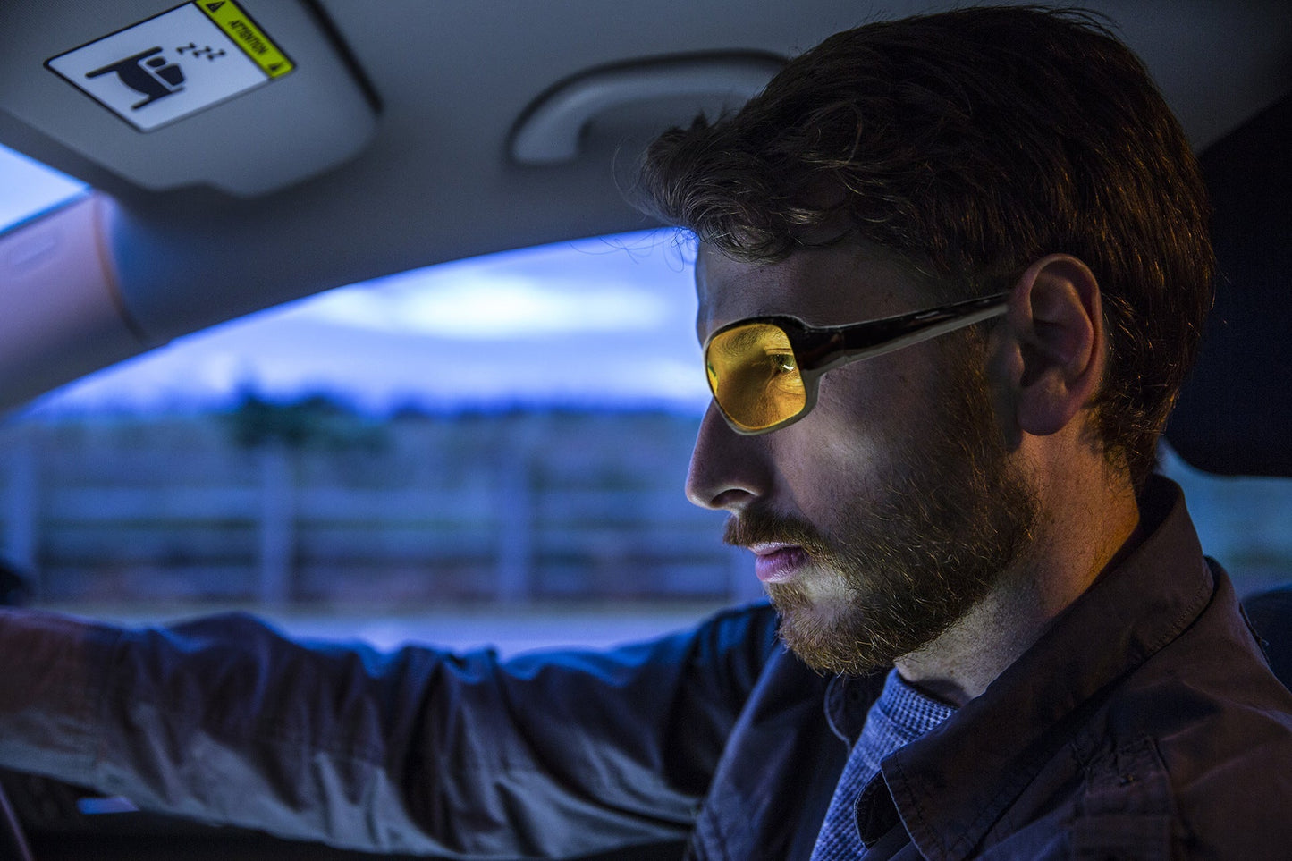 Driving Glasses Men and Women Anti-highlights Night Vision Goggles Anti-wind Sand Riding Sunglasses Sports Sunglasses