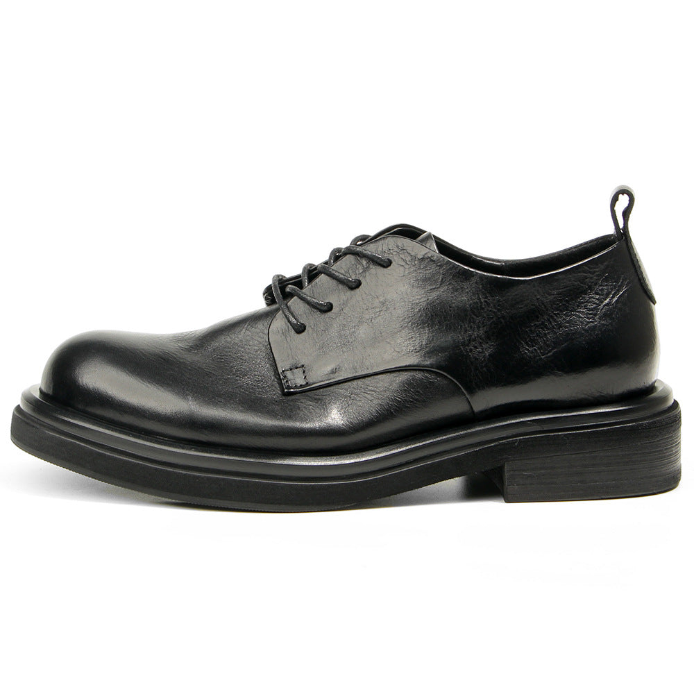 Genuine leather Men's formal shoes Retro Man Leather shoes Luxury Quality Wedding Social Shoes Male Business Shoes Handmade 2026