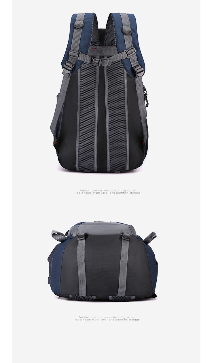 New Men Backpack Nylon Waterproof Casual Outdoor Travel Backpack Ladies Hiking Camping Mountaineering Bag Youth Sports Bags