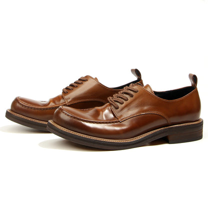 Business Men leather shoes Cow leather Men dress shoes handmade Men formal dress High quality Retro Oxford Shoes wear-resistant