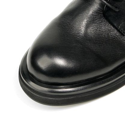 Genuine leather Men's formal shoes Retro Man Leather shoes Luxury Quality Wedding Social Shoes Male Business Shoes Handmade 2026