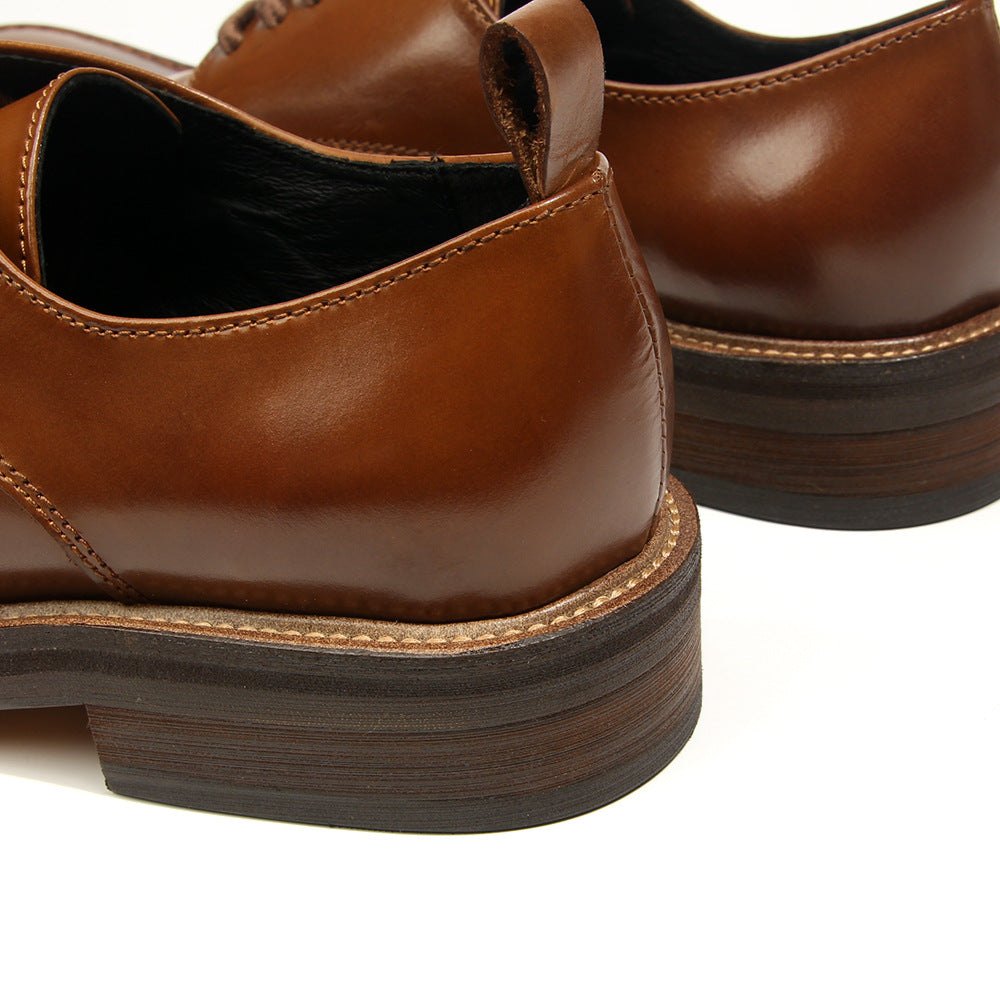 Business Men leather shoes Cow leather Men dress shoes handmade Men formal dress High quality Retro Oxford Shoes wear-resistant