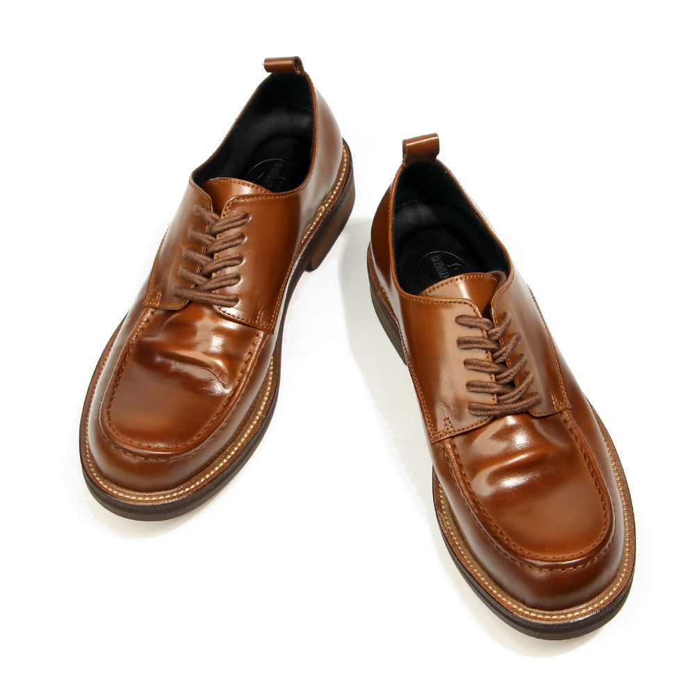 Business Men leather shoes Cow leather Men dress shoes handmade Men formal dress High quality Retro Oxford Shoes wear-resistant