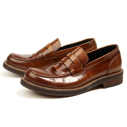 Genuine leather Men's formal shoes Business leather Shoes cowhide handmade Men dress shoes high-end luxury Wedding shoes loafers