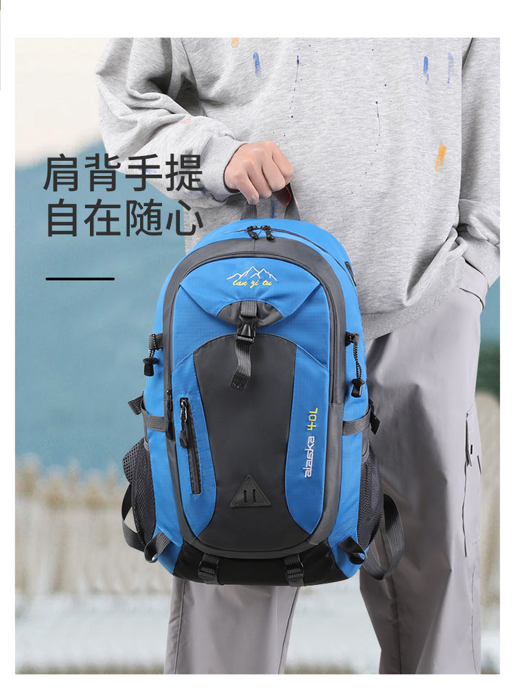 New Men Backpack Nylon Waterproof Casual Outdoor Travel Backpack Ladies Hiking Camping Mountaineering Bag Youth Sports Bags