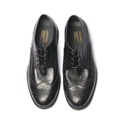 Genuine leather Men Formal Shoes Handcrafted Men Brogue Dress Shoes Classic Business Mens Oxford Shoes Luxury leather footwear