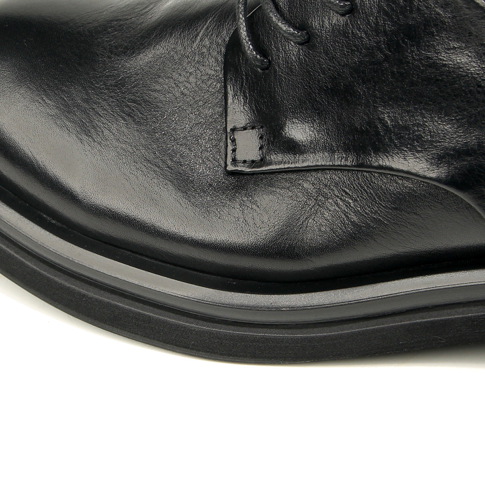 Genuine leather Men's formal shoes Retro Man Leather shoes Luxury Quality Wedding Social Shoes Male Business Shoes Handmade 2026