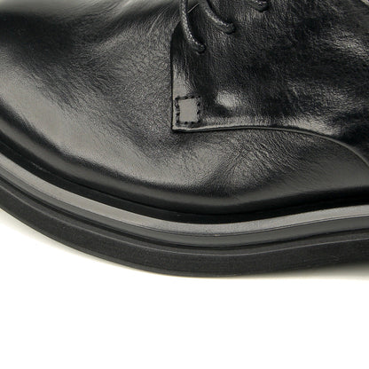 Genuine leather Men's formal shoes Retro Man Leather shoes Luxury Quality Wedding Social Shoes Male Business Shoes Handmade 2026