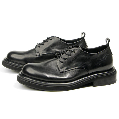 Genuine leather Men's formal shoes Retro Man Leather shoes Luxury Quality Wedding Social Shoes Male Business Shoes Handmade 2026