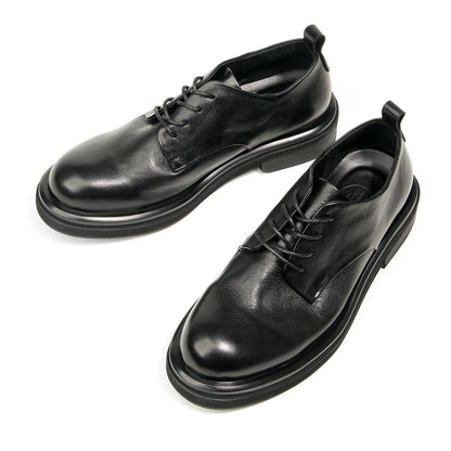 Genuine leather Men's formal shoes Retro Man Leather shoes Luxury Quality Wedding Social Shoes Male Business Shoes Handmade 2026