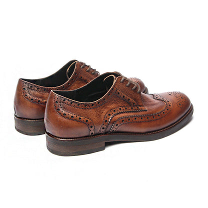 Genuine leather Men Formal Shoes Handcrafted Men Brogue Dress Shoes Classic Business Mens Oxford Shoes Luxury leather footwear