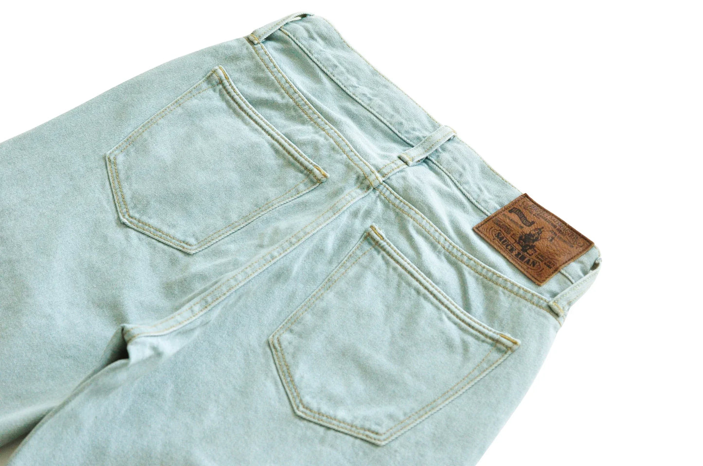 Men Shorts Jean Shorts Indigo Selvedge Denim for Summer Casual Regular Fit