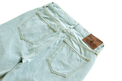 Men Shorts Jean Shorts Indigo Selvedge Denim for Summer Casual Regular Fit