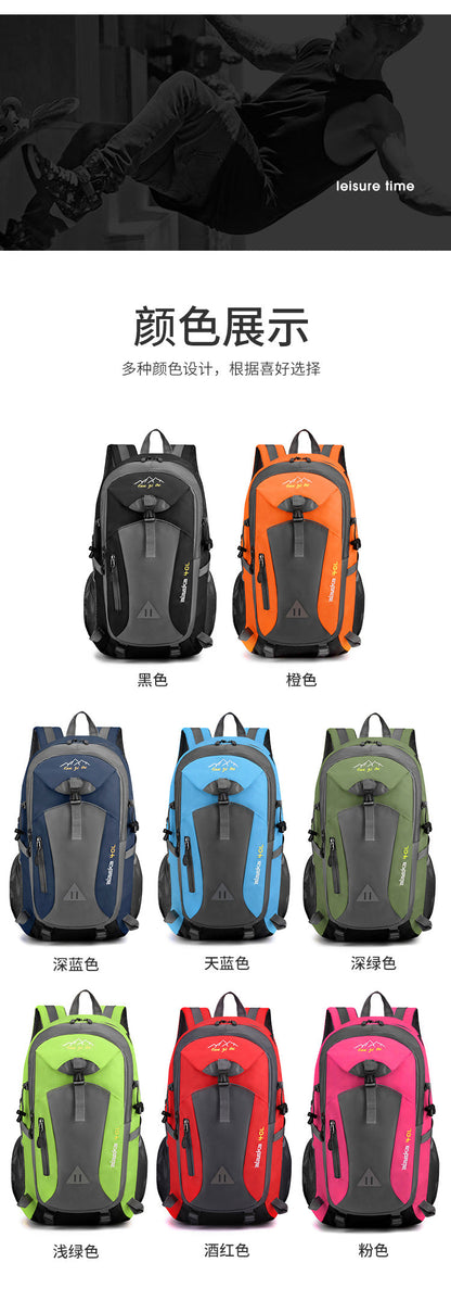 New Men Backpack Nylon Waterproof Casual Outdoor Travel Backpack Ladies Hiking Camping Mountaineering Bag Youth Sports Bags
