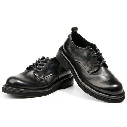 Genuine leather Men's formal shoes Retro Man Leather shoes Luxury Quality Wedding Social Shoes Male Business Shoes Handmade 2026
