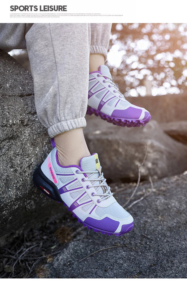 Men Women Waterproof Hiking Shoes Outdoor Camping Trainers Mountain Climbing Trekking Sneakers Walking Hunting Tactical Boots