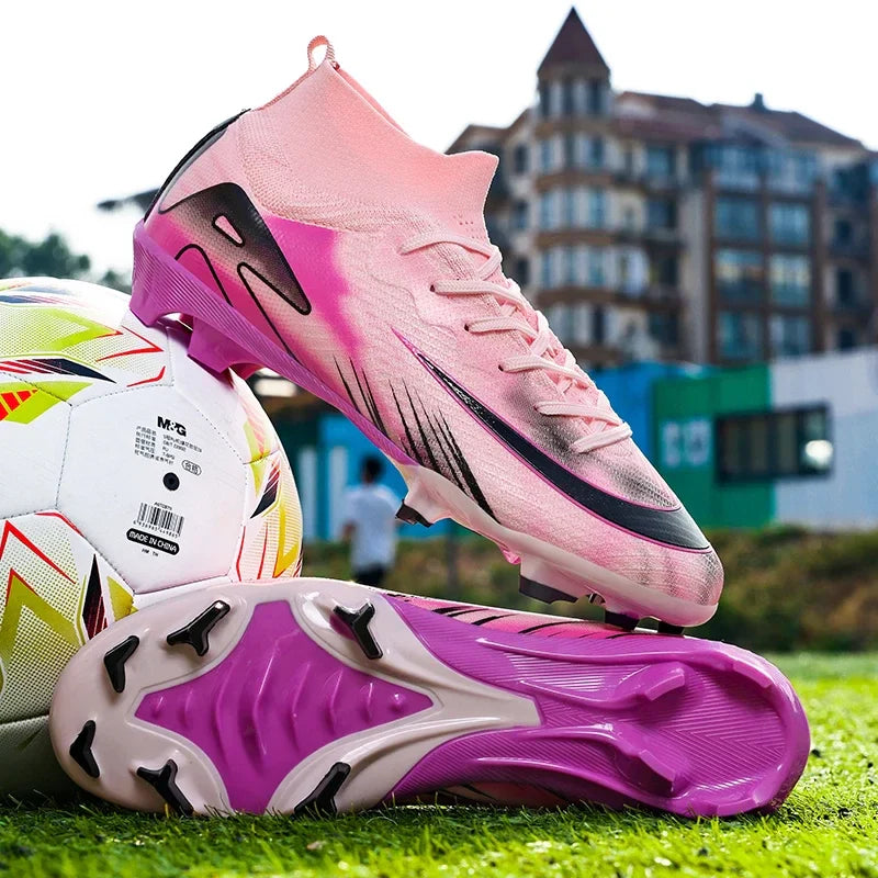New Men Football Boots Ultralight Training Soccer Shoes Breathable Unisex Professional Wholesale Indoor Futsal Drop Shipping