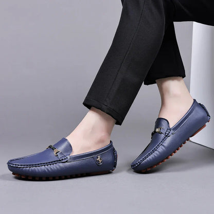 Handmade Leather Casual Men Shoes Design Loafers Man Comfortable Slip on Men Loafers Hot Sale Moccasins Driving Shoes