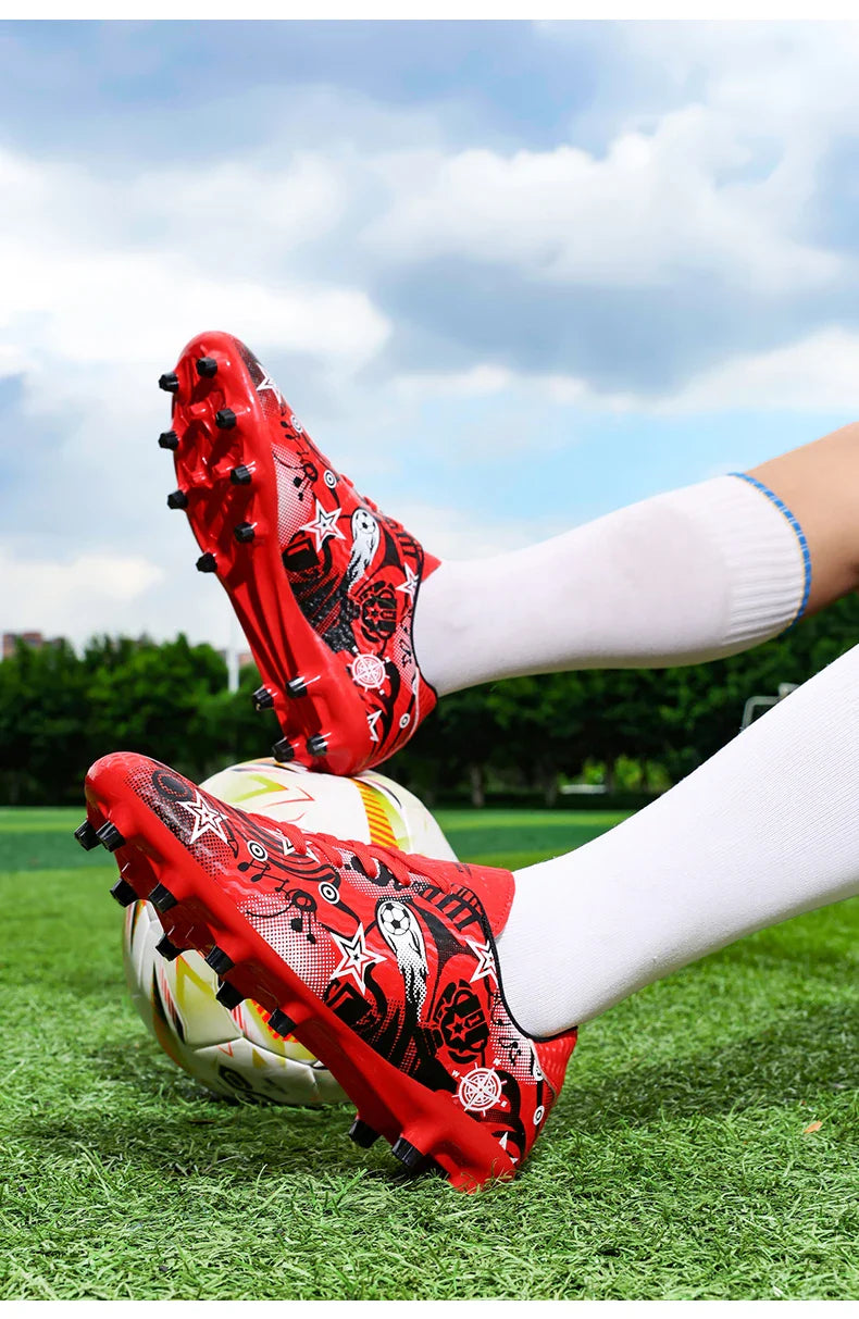 New Kids Soccer Shoes Men Original Football Shoes Indoor Professional Football Field Boots Society Cleats TF/AG Sneaker Non Slip