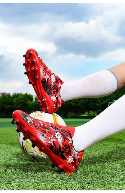 New Kids Soccer Shoes Men Original Football Shoes Indoor Professional Football Field Boots Society Cleats TF/AG Sneaker Non Slip