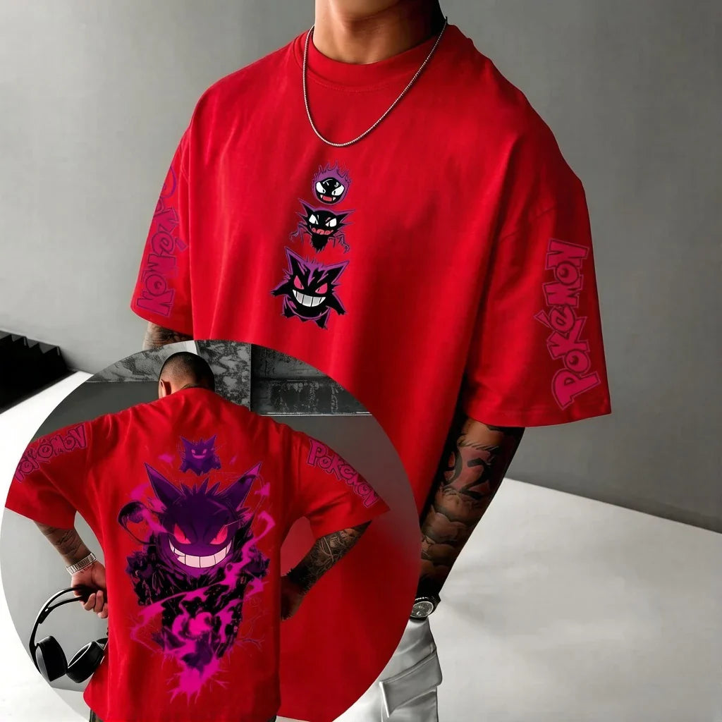 Animated Product Derivative - Men's and Women's Summer Fashionable Street T-shirts of High Quality and Versatile Fit