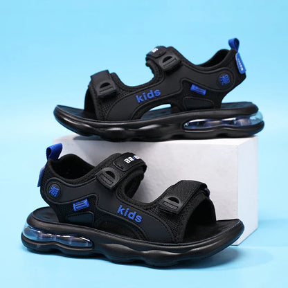 A pair of children's summer open-toe sandals, air-cushioned shock-absorbing and rebound outdoor beach shoes, sizes 32-42,TL-1921