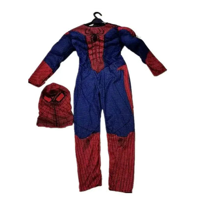 Peter Parker Muscle Costume Red Suit Halloween Cosplay Ultimate Movie Characters Party Christmas New Year Gift