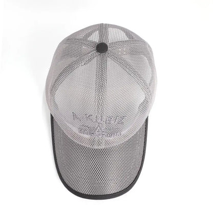 Summer Mesh Baseball Cap for Men Adjustable Visor Hat Quick Dry Breathable Sun Hats For Women Men snapback Outdoor Sports caps